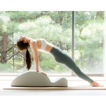 바로스파인 스파인코렉터 가정용 스트레칭 국산 필라테스기구, 린넨베이지(레벨매트포함)