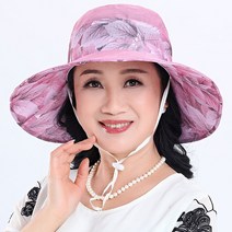 해외 중년여성 예쁜모자 여름 자외선차단 모임 여행갈때 모자 엄마선물27-18711