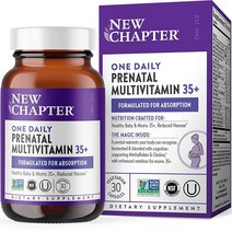 뉴챕터 산전 비타민 원 데일리 임산부 멀티비타민 30정, 30 Count (Pack of 1)