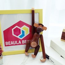 뷸라뷸라 인스타 원룸꾸미기 집꾸미기 덴마크 카이보예센 원숭이목각인형 촬영소품 북유럽 우드토이