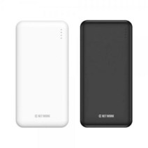 퀄컴 3.0 18W 팔레트 슬림 듀얼 PD 3.0 고속충전 보조배터리 20000mAh, 블랙