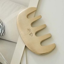 달인골프 놋반 방짜유기 괄사 빗 마사지기, 1개