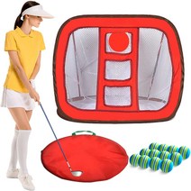 골프 치핑네트 골프연습, RED