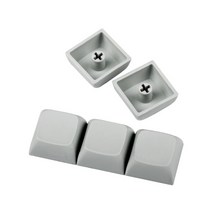 한손키보드 ymdk 블랙 화이트 오렌지 레드 그레이 블루 베이지 xda 키 캡 mx 기계식 키보드용 1x 키, 협력사, 5개, 밝은 회색