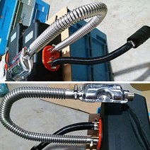 자동차 머플러 배기 튜닝 소음 60Cm 자동차 스테인레스 스틸 소재 배기 파이프 골판지 원형 주차 소음기