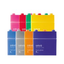 데미 우에보 디자인 큐브 드라이 왁스 (회색) 80g, 1개