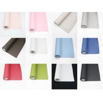 핸드메이크 밍크지 120g 칼라색지/고급 종이 색지 - 선물 꽃 포장지 종이롤 롤색지, 12. 검정