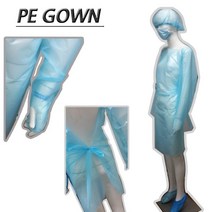 PE GOWN/수술가운 (30장/팩) 수술복 비닐수술가운 수술가운 비닐가운 일회용앞치마