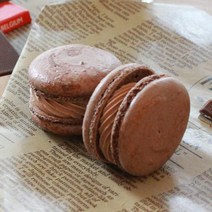 [담짜몰데일리베이커스] 딥초코가나슈 수제 마카롱(1개40g뚱카롱), 40g, 1개