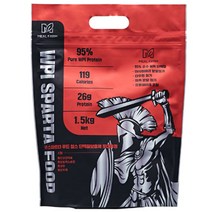 밀팜 스파르타푸드 WPI 헬스 프로틴 단백질보충제 포대유청, 1.5kg, 1개