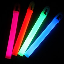 야광스틱 6인치 콘서트 야광봉 형광막대, 블루