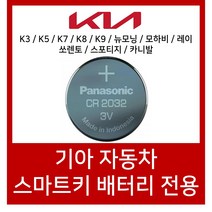 기아자동차 자동차스마트키 현대건전지 파나소닉 리튬건전지 무수은, 3개