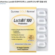 캘리포니아 골드 뉴트리션 락토비프 50억 300억 1000억 유산균 프로바이오틱스, 50억 유산균 (60캡슐)