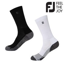 풋조이 정품 남성골프양말 테크소프투어크루, 화이트17237