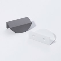 앵글(32mm) 가구 서랍손잡이 아연 그레이/화이트 66x24mm DH-641 손잡이닥터, 6.앵글(DH-641), 그레이, 미니드라이버세트, 1개