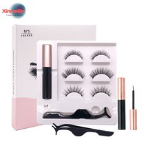 Xinmeilin자석속눈썹 셀프 연장세트 반영구 마그네틱속눈썹 NO접착제, 105