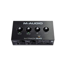 M-Audio M-Track Duo – 듀얼 XLR Line & DI 입력 및 소프트웨어 제품군이 포함된 녹음 스트리밍 팟캐스트용 USB 오디오 인터페이스, 01.1개의 마이크 입력_04.인터페이스 전용