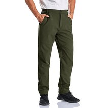 Inno 남성용 76.2cm(30인치) 81.3cm(32인치) 86.4cm(34인치) 방수 플리스 안감 하이킹 카고 팬츠 소프트 쉘 스노우 스키 보온 겨울 아웃도어 톨 쇼트