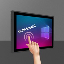 15인치 산업용 판넬 컴퓨터 패널 PC 일체형 터치모니터 다크그레이, 16세트+가이드레일