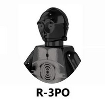 R2D2 BB8 C3PO ROGR 로저 i688 슈퍼 배틀 버즈 드로이드 빌딩 블록 일반 불행한 벽돌 액션 피규어 키즈 완구, N-PG658