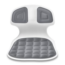 청심의자 화이트바디 커브 와이드 V30, 그레이