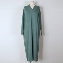 여성용 디에르 비스코스 니트 원피스