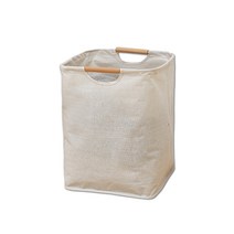 다용도 접이식 빨래바구니 세탁 빨래통, 솔리드베이지