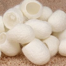 100 개 누에 공 정화 미백 각질 스크럽 블랙 헤드 리무버 천연 실크 고치 페이셜 스킨 케어, White