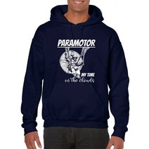 패러글라이딩장비 재미 있은 Paramotor 강화한 패러 글라이더 Hoodies 선물 새로운 봄 높은 탄력있는면 상, 02 네이비 블루_05 XXL