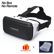 VR 블록체인 VR게임VR 헤드셋 헬멧 3D 안경 가상 현실 스마트 폰 고글 비디오 게임 Wirth 블루투스 컨트롤, 01 A-No Box No Remote