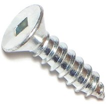Hard-to-Find Fastener 014973302467 Square Drive Flat Wood Screws 14 x 1 Piece-25, 1