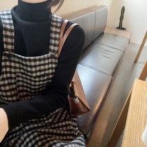여성 데님 청 면 코듀로이 체크 롱 미니 트윈룩 스트랩 멜빵 원피스 봄 여름 가을 겨울