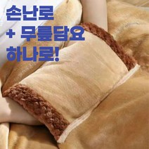 마이오라 USB 손난로 주머니 온열 발열 극세사 전기 무릎 담요 망토담요 세탁가능, 퍼플