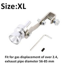 람보 배기 호루라기 오토바이 머플러 터보 사운드 자동차 터보 휘슬 머플러 자동차 배기 사운드 부스터 터보 시뮬레이터, ca380-s-xl