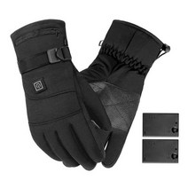 열선장갑 USB 전기 온수 장갑 4000 MAh 충전식 배터리 전원 손 따뜻하게 사냥 낚시 스키 오토바이 사이클링 # WO, CHINA, A All black