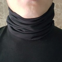 기모 블랙 멀티스카프 넥워머