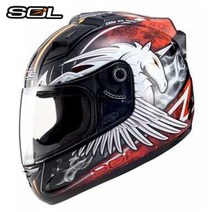 레트로버헬멧 아라이램5 RX7X AGV오픈페이스 덱스톤500TX SOL 할리 비틀 SST 쇼에이X14 Z-7 오토바이용품매장 유니콘2, 유니콘 블랙 레드