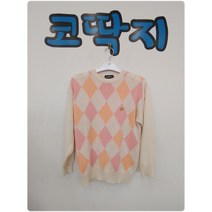남03133 잭니클라우스정품 추동라운드넥니트티 중고구제 코딱지구제