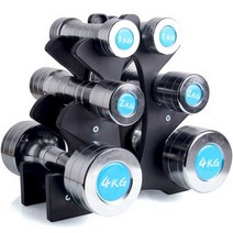 덤벨거치대 아령렉 가정용 받침대정리대 3단랙 아령바, E