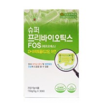 하루웰빙 슈퍼 프리바이오틱스 FOS 유산균먹이 프락토 갈락토 올리고당 스틱, 30포, 2개