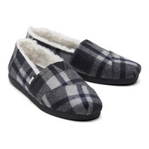 해외구매대행 정품 탐스 TOMS 슬립온 알파가타 겨울용슬립온 블랙 플레이드 남성용