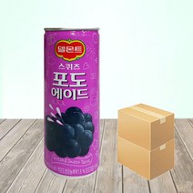 롯데 델몬트 스퀴즈 포도 240ml 60캔, 상세페이지 참조