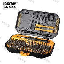 JAKEMY JM-8183 145-1 드라이버 및 나사 비트 세트 수동 전문 다목적 도구 홈 & Torx, 한개옵션0