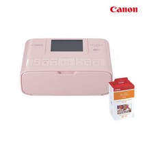 캐논 셀피 CP1300+인화지 108매(잉크포함) 포토프린터 인화기, 핑크