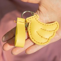 직장인 취미용 과일 키링 만들기키트 가죽공예체험 손바느질diy 취미키트 직장인취미, 바나나, 1개