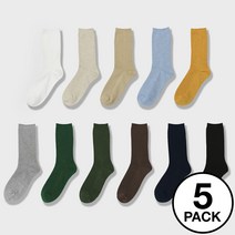 [5PACK] 11가지 컬러 리브 삭스