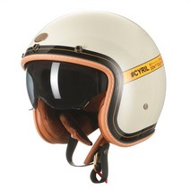 쇼에이 헬멧 풀페이스 시스템 오픈페이스 클래식 agv 레트로 3/4 오픈 페이스 하프 오토바이 헬멧 CYRIL B2, 03 UY