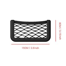 범용 자동차 보관망 포켓 오거나이저 백 전화 홀더 박스 얼굴 조직 모든 액세서리 158 208cm, [01] 158CM, 158CM