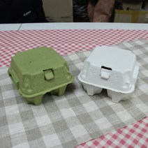 4구 부활절포장/부활절용품/달걀케이스, 화이트