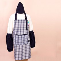 윙하우스 유아 아동 남아 여아 어린이 학생 용 미술 요리 수업 앞치마세트 로이도이 앞치마 + 팔토시 + 두건 + 가방 4종 세트 어린이집 유치원 초등학교